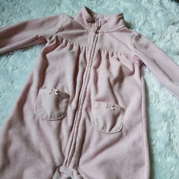 CARTERS PINK ZIPUP: 18MONTHS - Picture 2 of 6